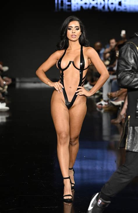 Model Takes Hours To Get Into Duct Tape Bikinis At Miami Swim Week