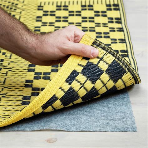 Moderne teppiche gunstig online kaufen ikea deutschland. SAMMANKOPPLA Teppich flach gewebt, gelb/schwarz, 75x150 cm ...