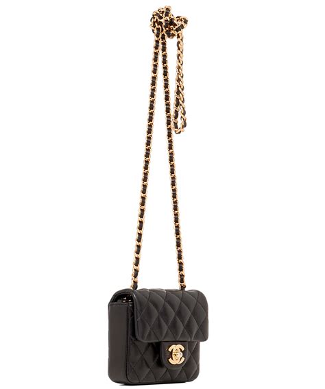 Chanel Black Micro Mini Classic Cross Body Bag Chanel Artlistings