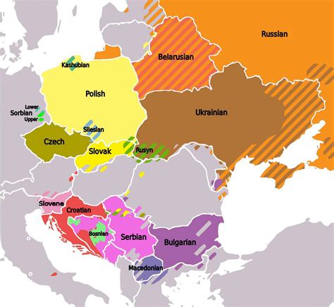 The Slavic languages : MapPorn