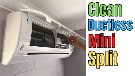 How To Clean A Panasonic Ductless Mini Split Ac Unit Youtube