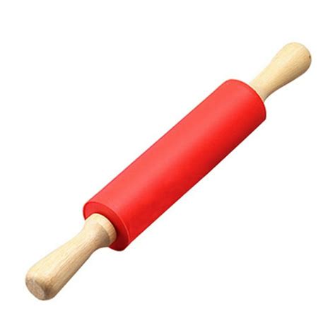 Kaboer Non Stick Silicone Rolling Pin Pastry Baking Decor Tool Dough