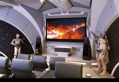Star Wars Theater Modern Home Theater Los Angeles By Modern