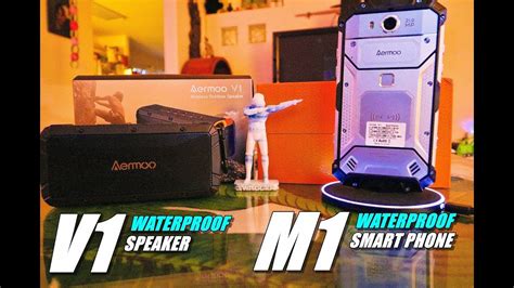 Aermoo M1 Waterproof Phone And V1 Waterproof Speaker Review Unboxing