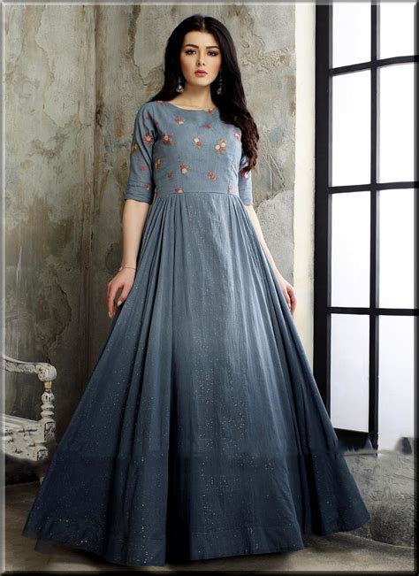 New And Stylish Long Gown Design For Girls 2022 Images