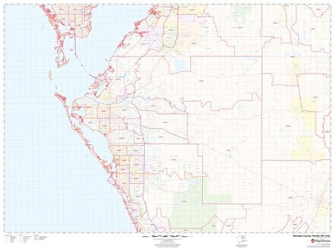 Florida County Map With Zip Codes