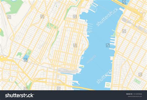Empty Vector Map Hoboken New Jersey เวกเตอร์สต็อก ปลอดค่าลิขสิทธิ์