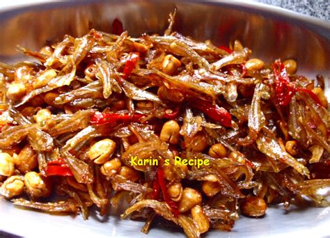Resep bahan ikan bakar bumbu kuning : Karin's Recipe: Teri Kacang Pedas (Spicy Anchovy & Peanut)