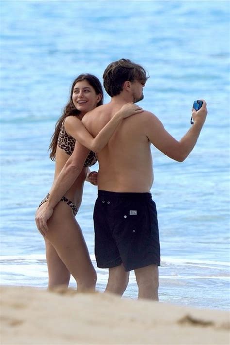 leonardo dicaprio can t keep his hands off girlfriend during loved up break about celebrity news