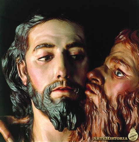 Judas Kiss Jesus By Francisco Salzillo Y Alcaraz Circa 1750 Murca
