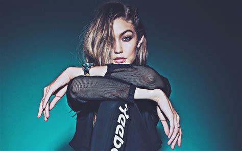 Download Wallpapers Gigi Hadid 2020 Reebok Photoshoot Hollywood Beauty Supermodels Gigi