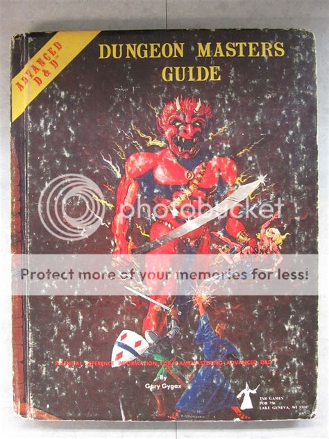 Advanced Dandd Dungeon Masters Guide By Gary Gygax Tsr 1979 Ebay