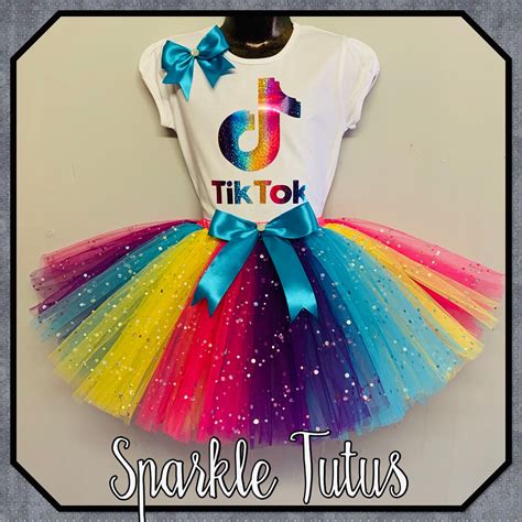 Tik Tok Rainbow Dress Kids Girls Mesh Fancy Dance Summer Party Costumes