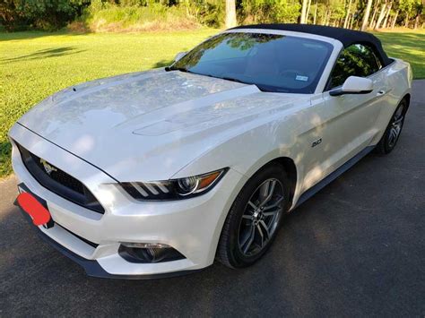 6th Gen White 2017 Ford Mustang Gt Premium Low Miles For Sale
