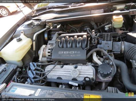 38 Liter Ohv 12 Valve V6 Engine For The 1993 Pontiac Bonneville