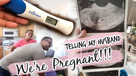 Im Pregnant Finding Out And Telling My Husband Youtube