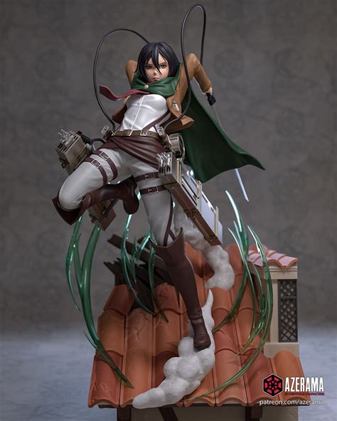 Mikasa Sfw And Nsfw Stl Ready For D Printing