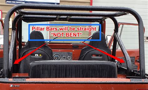 Jeep Cj 7 Roll Cage Kit With Straight B To C Pillar Brace