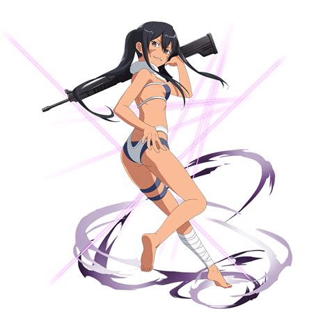 Pitohui Sao Sword Art Online Highres Official Art Girl Ass
