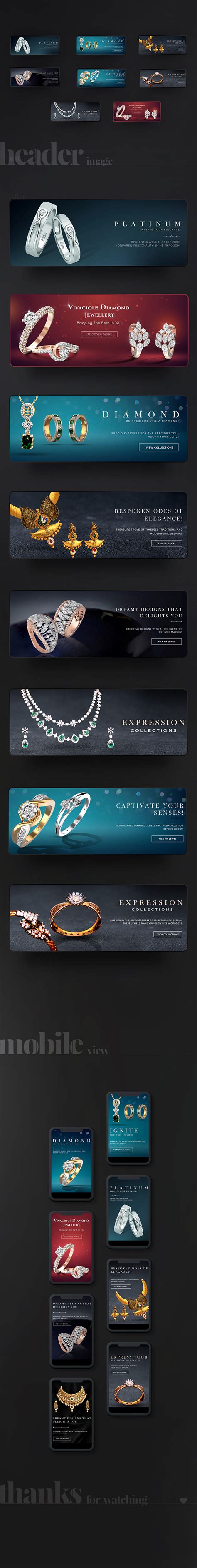 Jewellery Store Website Header Images On Behance