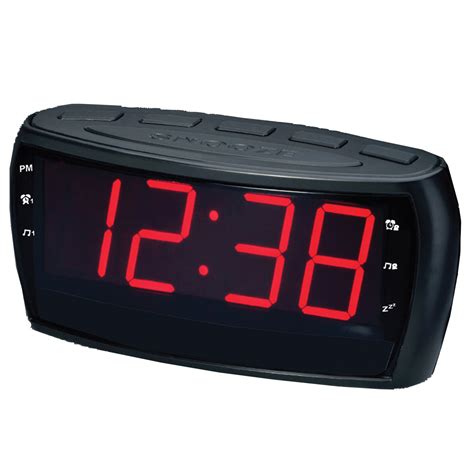 Supersonic 97095094M Digital AM/FM Alarm Clock Radio withJumbo Digital ...