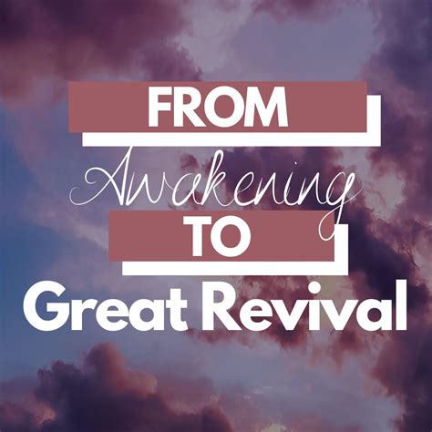 From Awakening To Great Revival Rccg Bethel Assembly Oshawa