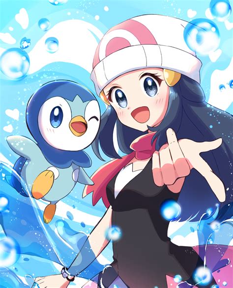 Dawn And Piplup Pokemon And 2 More Drawn By Haruharuxxe Danbooru