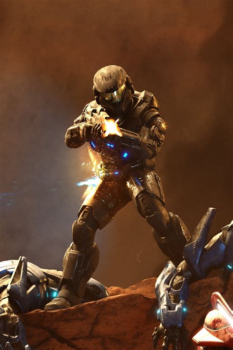 A Halo Reach Poster Noble Six Video Game Poster Gaming Etsy