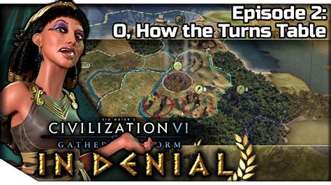 civilization vi — in denial 2 ptolemaic cleopatra modded gameplay o how the turns table