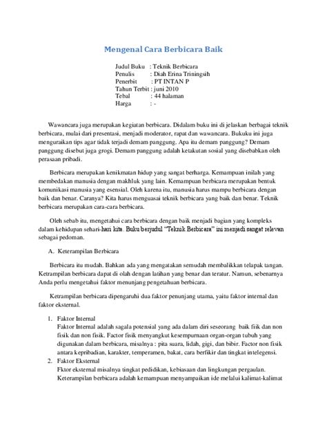 Cara Menjadi Moderator Yang Baik Dalam Presentasi - Bagi Hal Baik