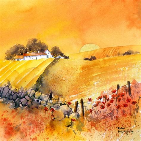 Landscapes Rachel Mcnaughton Watercolor Landscape Paintings