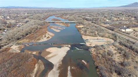 Rio Grande River At Alameda Albuquerque Nm Filmed By Hubsan Zino Drone
