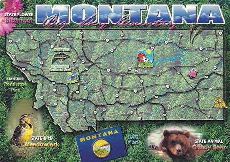 Projek Satu Dunia One World Project Usa Montana Mapcard