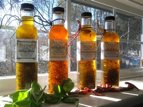 Gourmet Herb Infused Cooking Oils