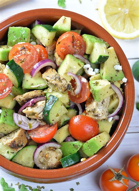Check spelling or type a new query. Chicken, Cucumber, Tomato and Avocado Salad