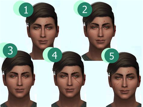 Sims 4 Face Scar Cc Littlerewa