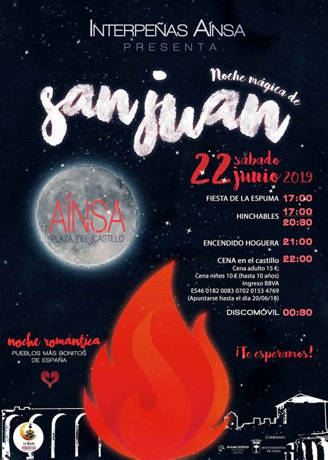 La Noche RomÁntica Noche MÁgica De San Juan 22 De Junio De 2019