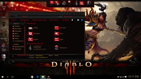 Diablo Skinpack For Win Released Skin Pack For Windows And