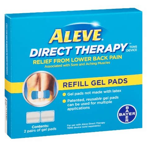 Aleve Direct Therapy Relief From Lower Back Pain 4 Ct Kroger