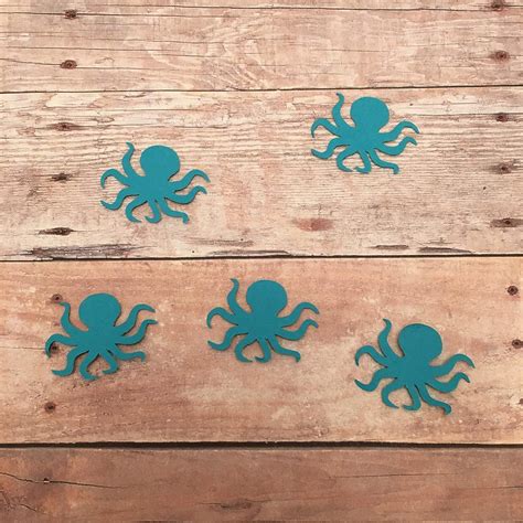 Octopus Confetti Octopus Decorations Ocean Party Supplies