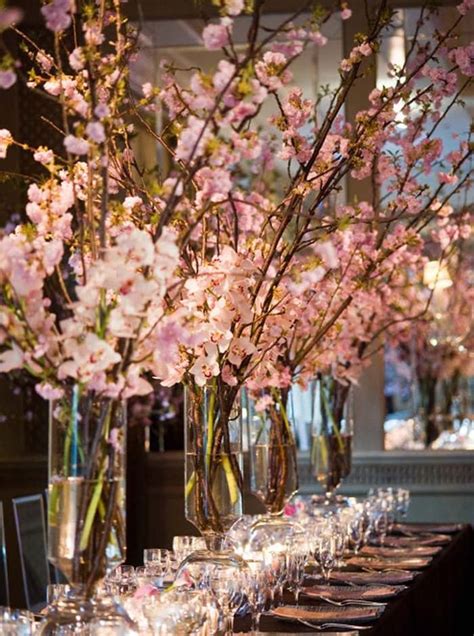 Cherry Blossom Tables Cherry Blossom Centerpiece Cherry Blossom Theme