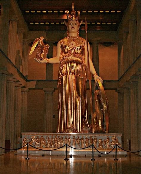 Statue Of Athena Holding Nike Nashvilletn Harry Polny Flickr
