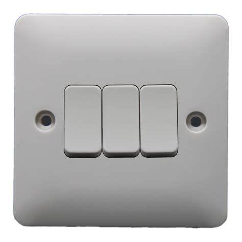 Zn306 10a Uk 3 Gang 2 Way Electric Wall Light Switches Buy Wall