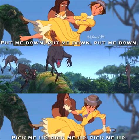 Pin By Eliza Schow On I Love Disney Tarzan Disney Disney Funny Disney Movies