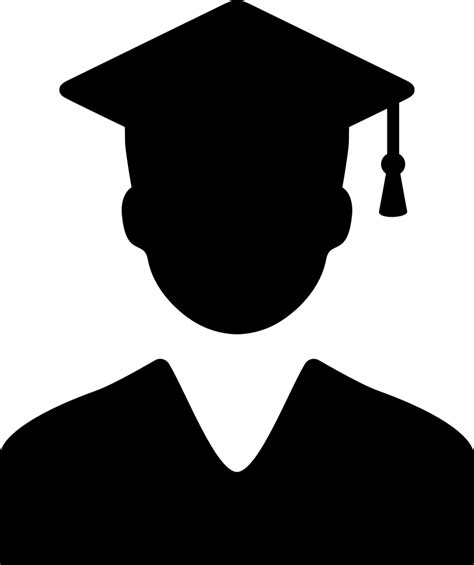 Graduation Cap Silhouette In A Square Svg Png Icon Free Download Images