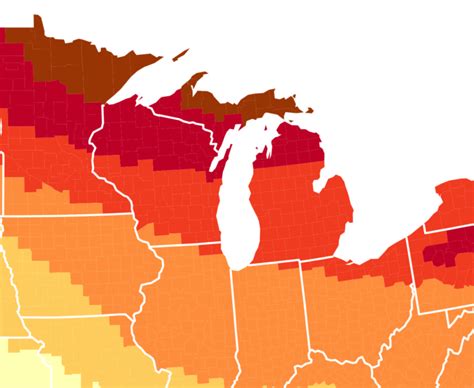 The Map That Shows You When And Where To View Fall Foliage In Michigan