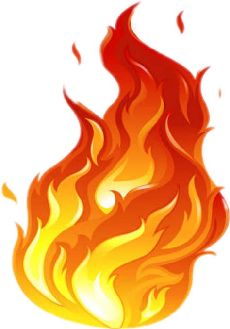 Vector Fire Flames Png Clip Art Library