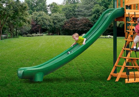 Swing Set Stuff 14 Super Slide Green Playset Playground Accessories