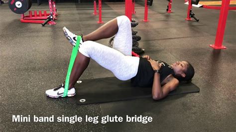 Glute Bridges With Resistance Bands
