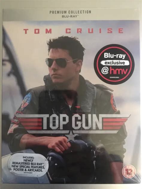 Blu Ray Top Gun Hmv Premium Collection Tom Cruise 1986 New And Sealed 📀